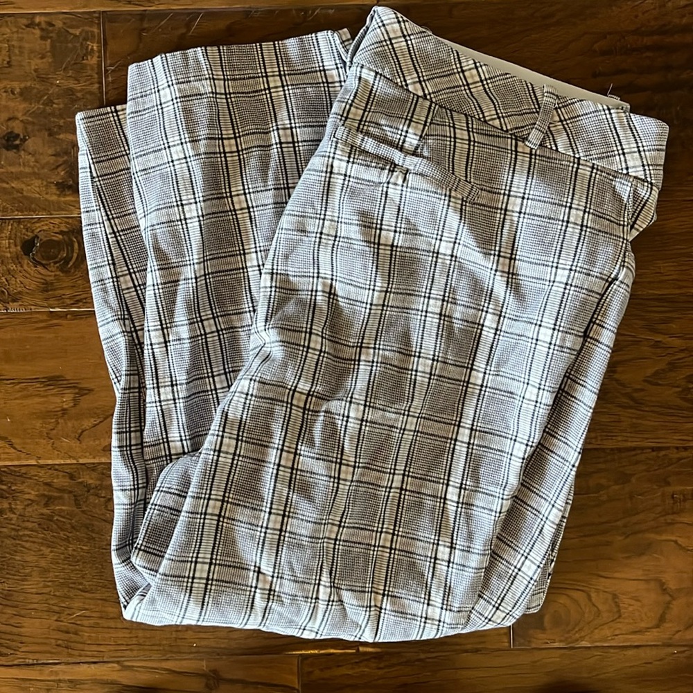 Ava and Viv plaid trouser pants